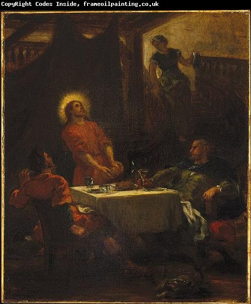 Eugene Delacroix Disciples at Emmaus